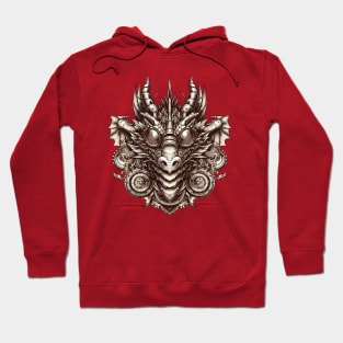 Wild Steampunk Fantasy Dragon Hoodie